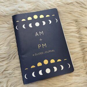 NWOT Lady Jayne AM/PM Guided Journal W/ Prompts Spiral Bound Moon Art